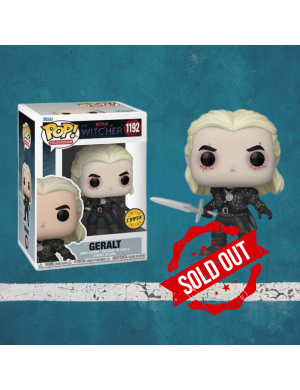 Figurine Funko Pop Geralt The Witcher édition chase 1192 en mode transformation - sold out